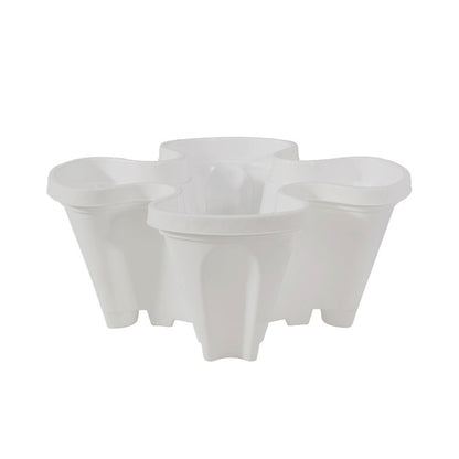 3D multi-layer petal circular flowerpot