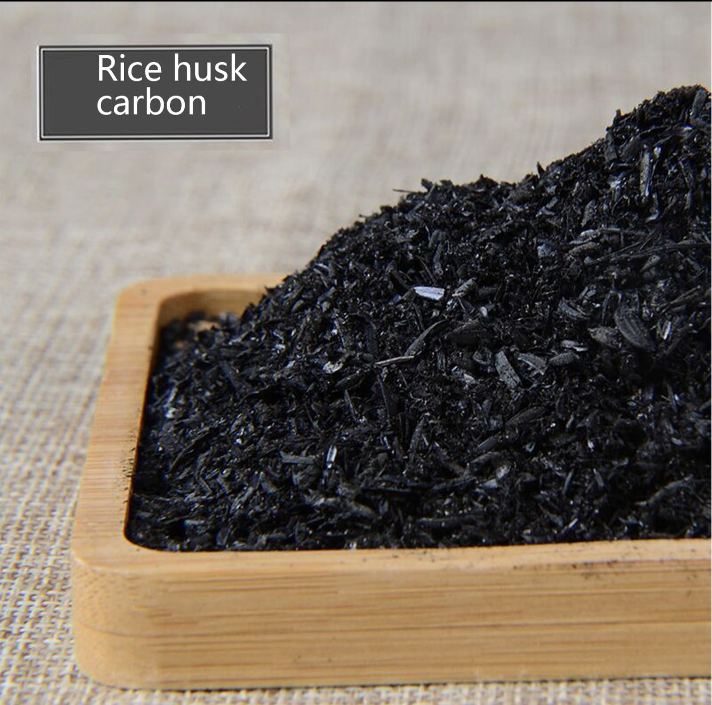 Rice husk carbon nutrient soil